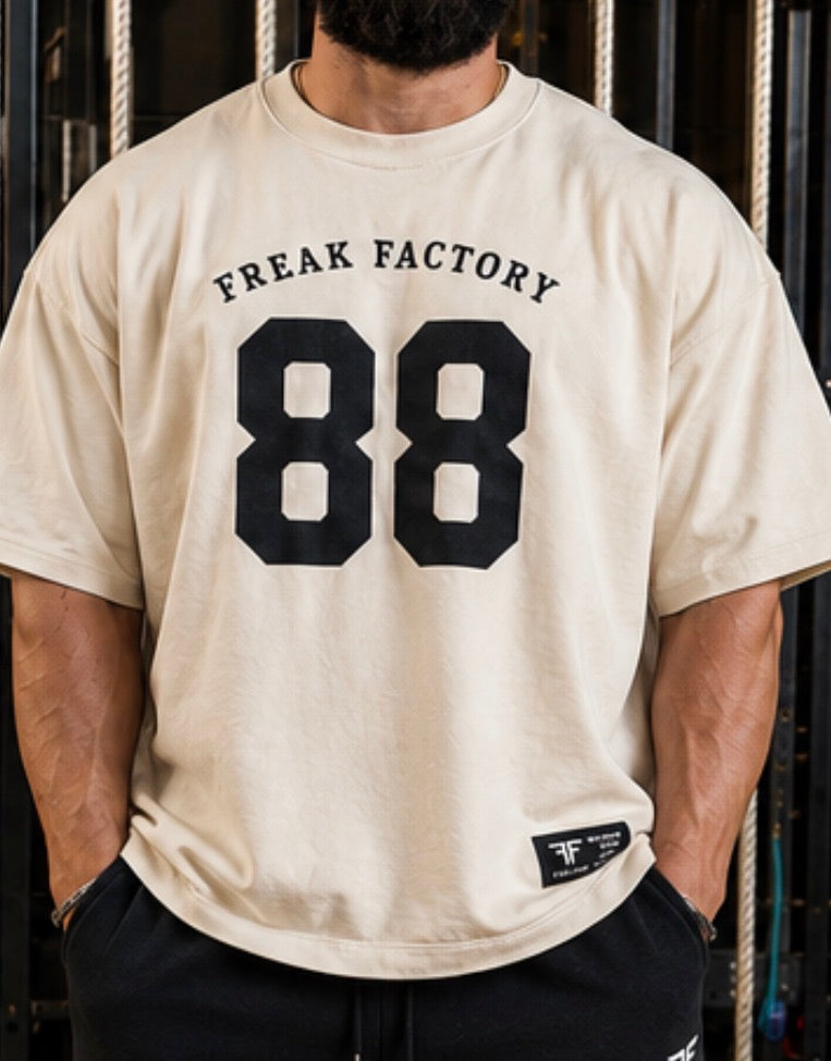 Factory Issue Tee- Oversized Ivory